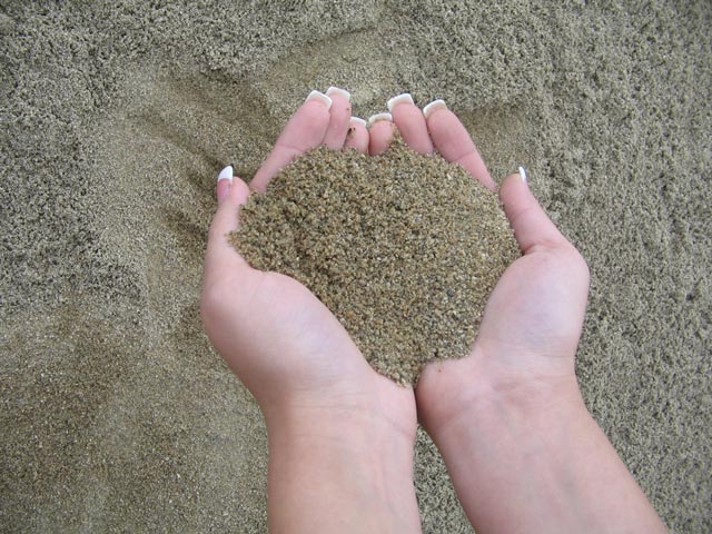 Песок, грунт и щебень заказываются у поставщиков. Их понадобится много